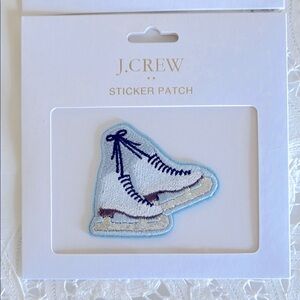 J.Crew Ice Skate Sticker Patch